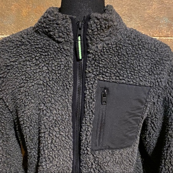 Urban Outerwear Fuzzy Sherpa Fleece Full Zip Jacket Youth Size 14 - Picture 3 of 6